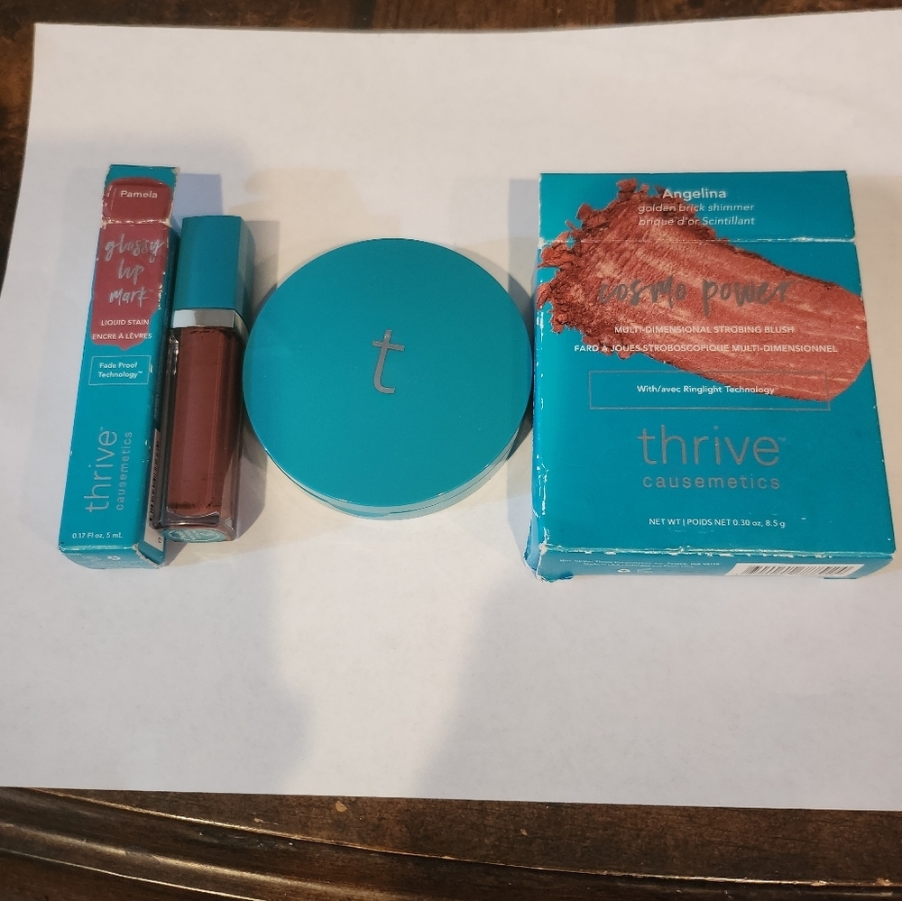 Thrive Causemetics lipstick & shimmer NEW